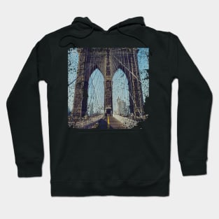 New york gray Bridge Hoodie